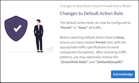 Default Action Rule