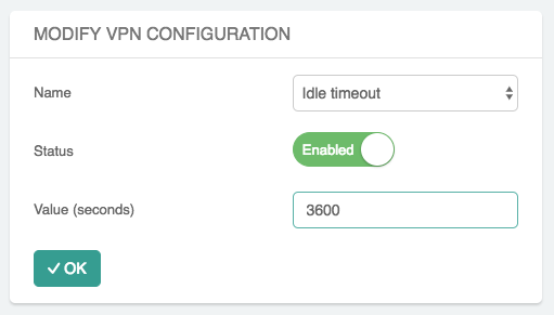 Va Timeout Set VPN Timeout Value :: Documentation